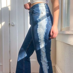 Bleached Old Navy Flares 💿